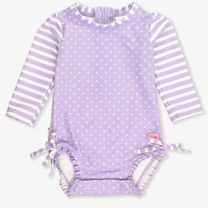 2 Long Sleeve One Piece Rash Guard By RuffleButts